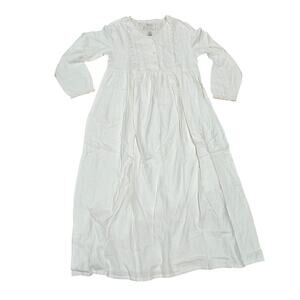 Vintage 90s Victoria Secret Nightgown Cottagecore Prairie Cotton Small